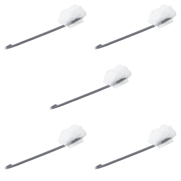 5 Count Bath Ball Brush Child Exfoliating Back Scrubber with Handles