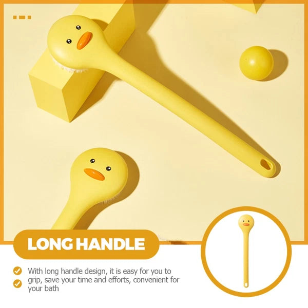 2 Count Bath Brush Body Shower Scrubber Exfoliator Tub Cleaning Long Handle