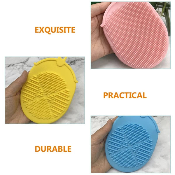 3 Pcs Bath Brush Skin Exfoliator Scrubber Silicone Body Scrubbers Back Shower