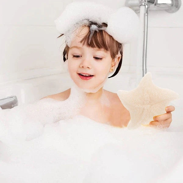 4 Pcs Sponge Bath Brush Toddler Newborn Baby Shower Scrubber for Men