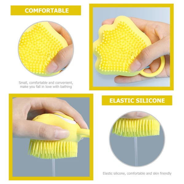 Cat Claw Bath Brush Child Baby Silicone Children Bathing Infant Shower
