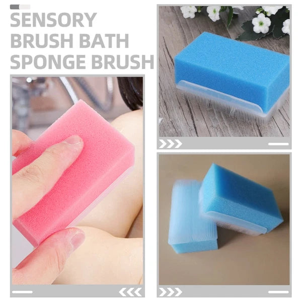 3 Pcs Tactile Brush Child Multipurpose Cleaning Baby Bath Scrubber