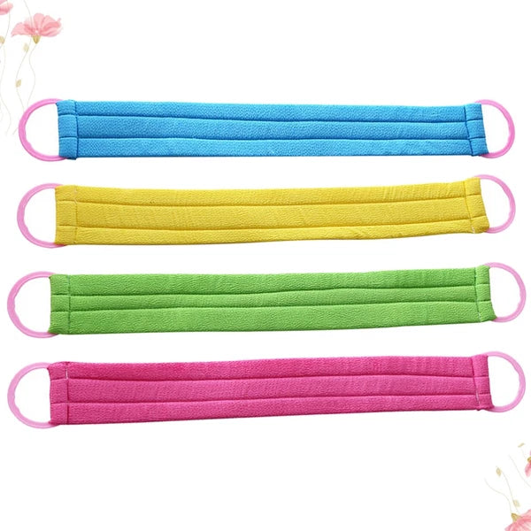4 PCS Bath Towel Back Washing Bathing Japanese Exfoliating Scrubber