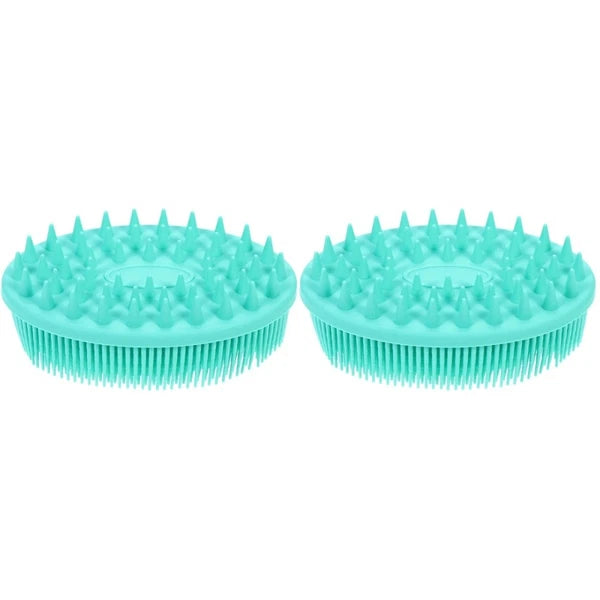 2 Pieces Silicone Bath Brush Bathing Accessories Shower