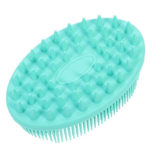 2 Pieces Silicone Bath Brush Bathing Accessories Shower