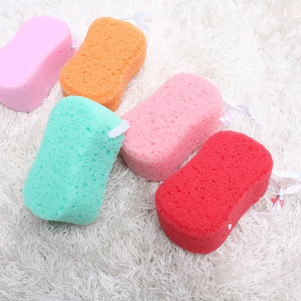 4Pcs Bath Sponges Bath Scrubbers Bathing Accessories (Random Color)