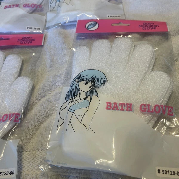 4 Pairs Exfoliating Spa Bath Gloves Loofa Brush Scrub Shower Gloves Body