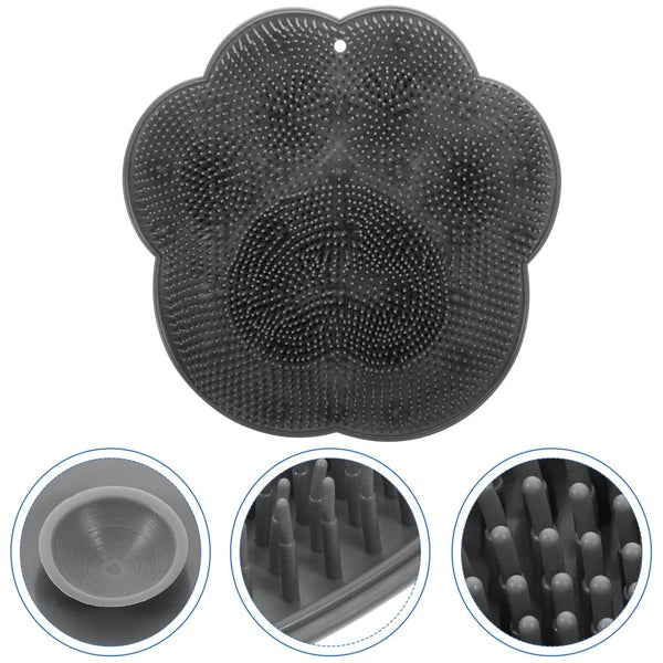 Bath Brush Suction Cup Non-slip Pad Shower Floor Foot Scrubber Mat