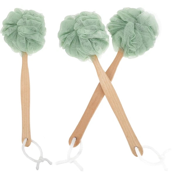 3 Pcs Bath Ball Towel Shower Brush Cleaning Scrubber Bathing Supply