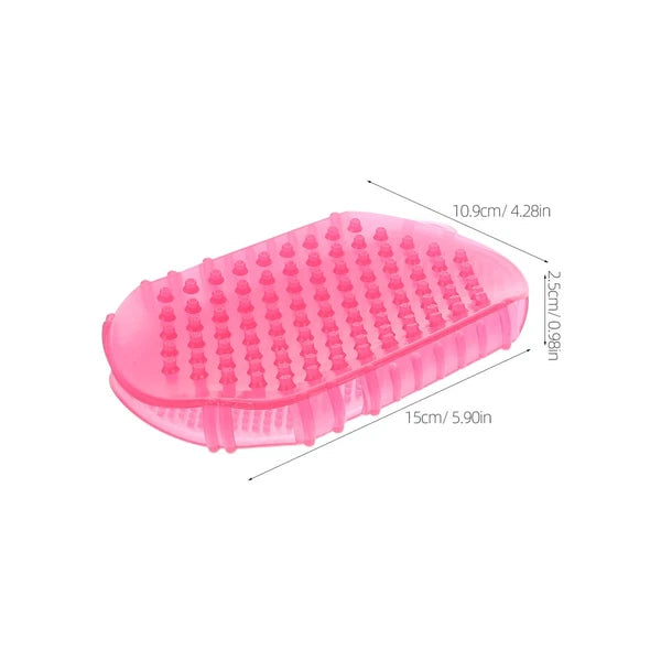 2 Pcs Massage Brush Man Body Dry Exfoliator Bath Scrubber Brushes