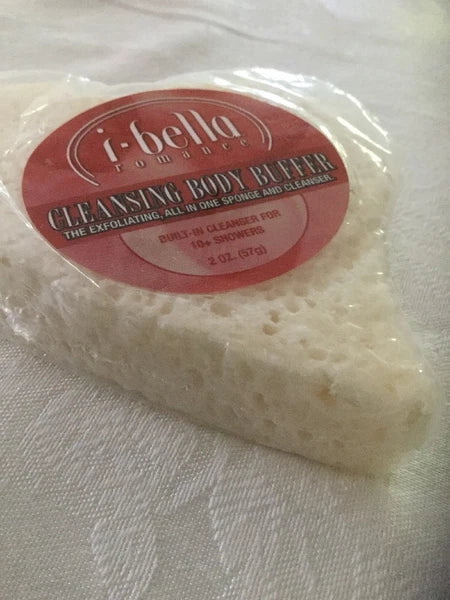 i-bella Romance All In One Sponge Cleansing Exfoliating Body Buffer Bath Shower