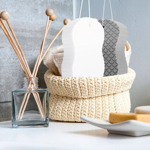 2 Pcs Baby Bath Sponge Child Toddler Shower Scrub Brush for Body Scrubber