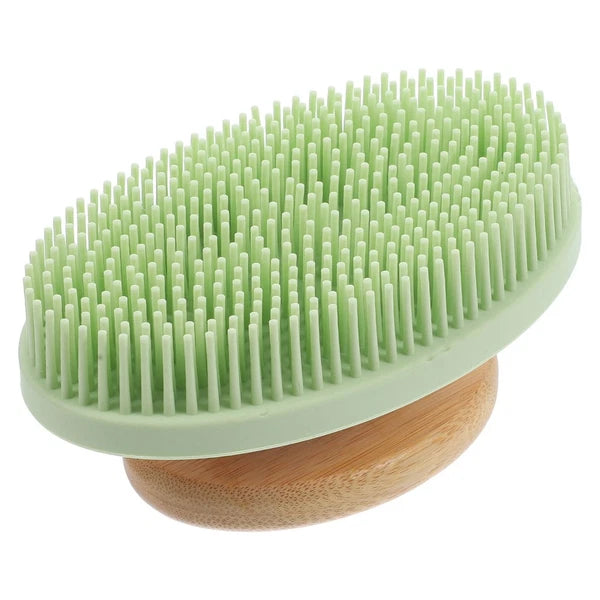 Bath Brush Silicone Body Scrubber Exfoliating Back for Shower Skin