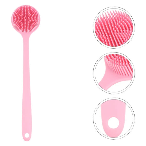 3 PCS Bath Brush Silicone Loofah Exfoliating for Dad Back Shower