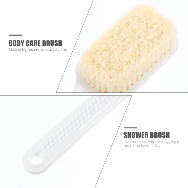 Back Scrub Brush Bath Body Brushes Long Handles for Elderly Shower