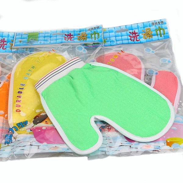 Bath Shower Sponge Scrubber Exfoliating Shower Mitts Body Cleaning Glove