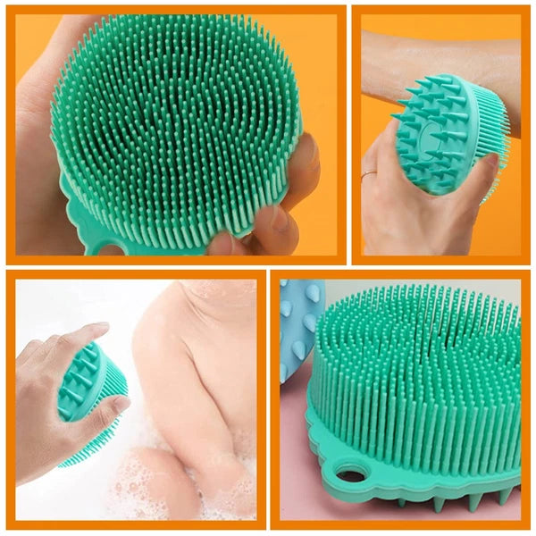 Silicone Bath Brush Brushes Sensory Toddler Newborn Scrubbing Shower