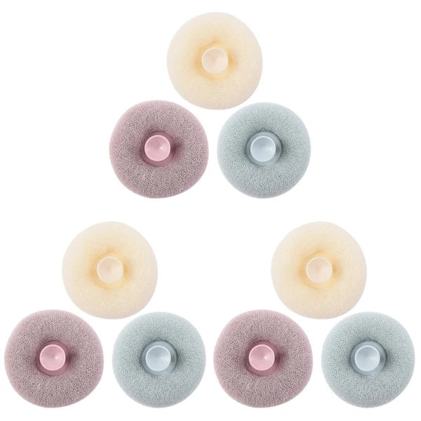 3pcs Bath Shower Brushes Body Wash Exfoliating Scrubbers Suction Body Scrubber