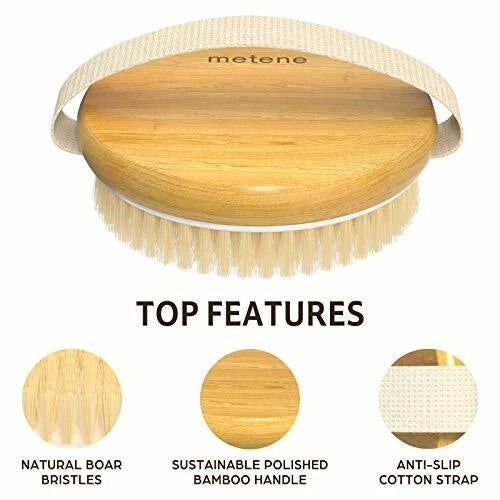 Dry Body Brush, Shower Brush Wet and Dry brush for Cellulite and Lymphatic