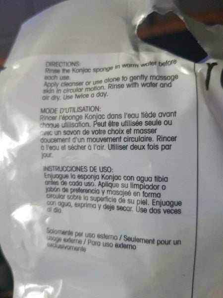 Relax Konjac Cleansing Sponge