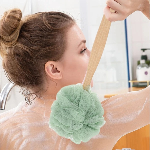 3 Pcs Bath Ball Towel Shower Brush Cleaning Scrubber Bathing Supply