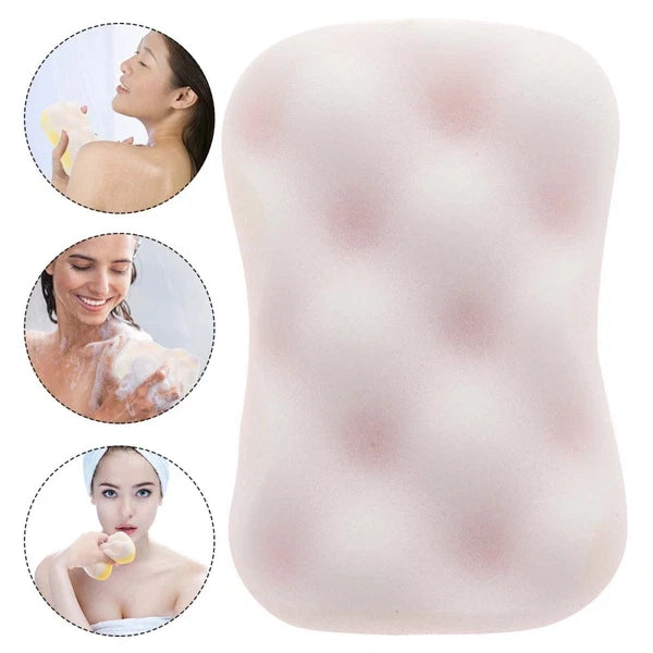 4 Pcs Exfoliating Sponge Shower Tools Scrub Brush for Body