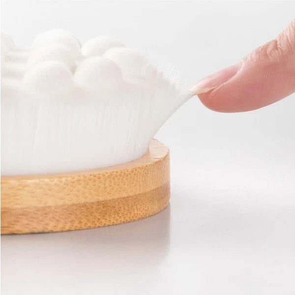 Long Handle Back Rubbing Cat Claw Brush Body Shower Exfoliator for Bath
