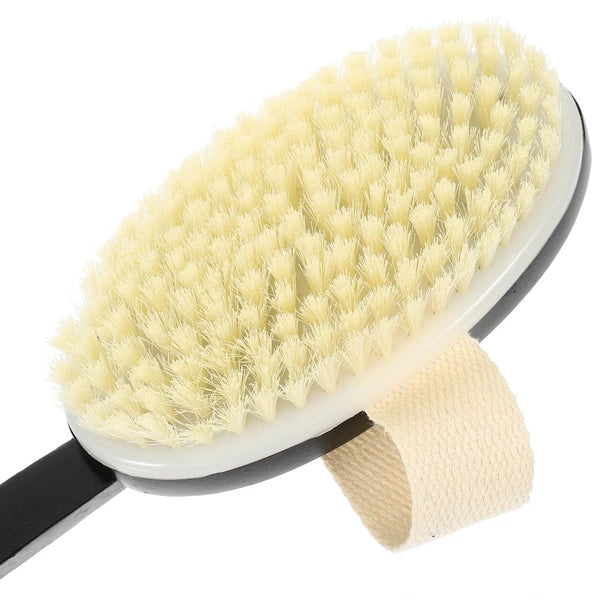 Bend Handle Bath Brush Skin Exfoliator for Back Shower Scrubber Body