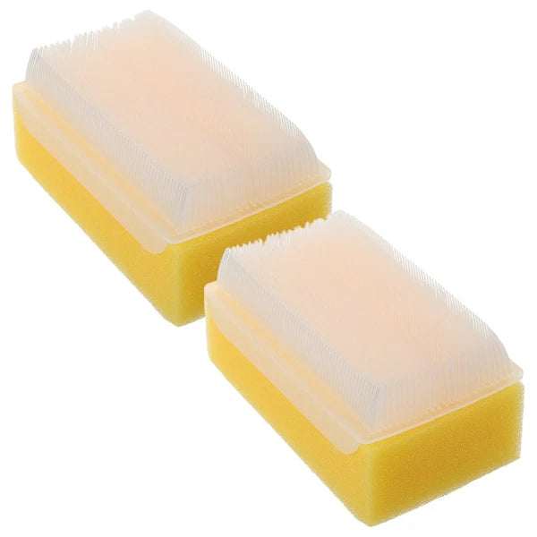 2 Pcs Sensory Training Device Newborn Toddler Baby Bath Scrubber Scalp Brush