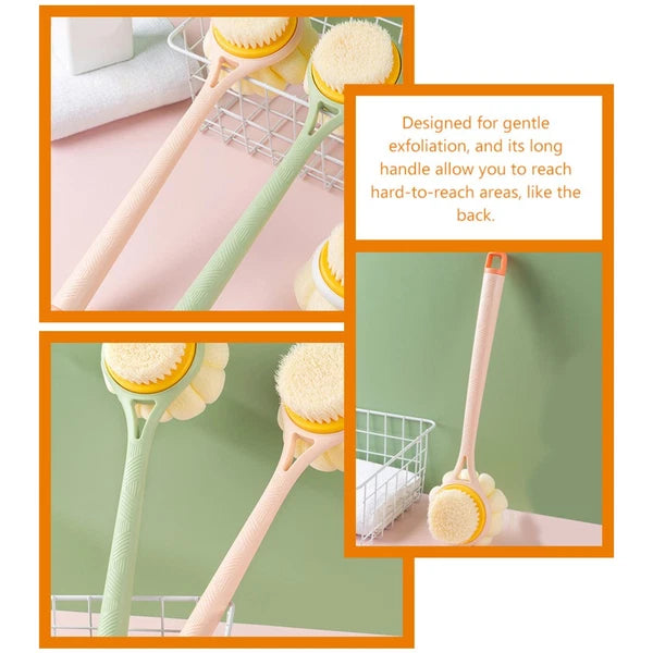 Bath Brush Back Cleaning Scrubber Shower Body Men Bamboo Dry Brushes