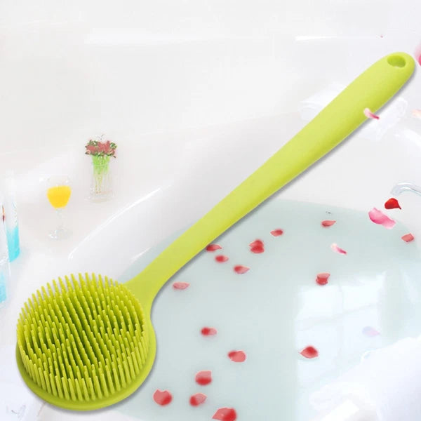 Bath Brush Body Scrubber Exfoliator Silicone Shower Man Back for