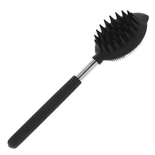 Silicone Bath Brush Man Skin Exfoliating Body Shower Scrubber Bathing Back