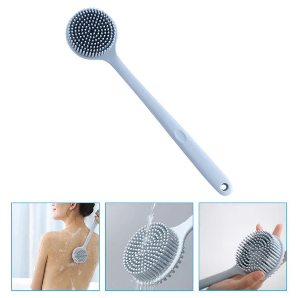 Bath Brush Silicone Body Scrubber Shower Man Back for Exfoliating