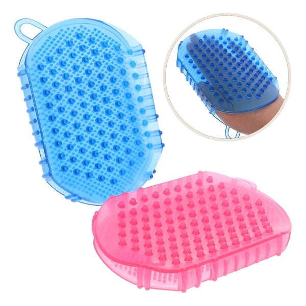 2 Pcs Massage Brush Body Exfoliator Dry Man Bath Brushes for Shower