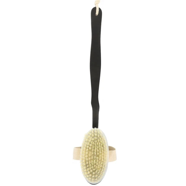 Bend Handle Bath Brush Skin Exfoliator for Back Shower Scrubber Body