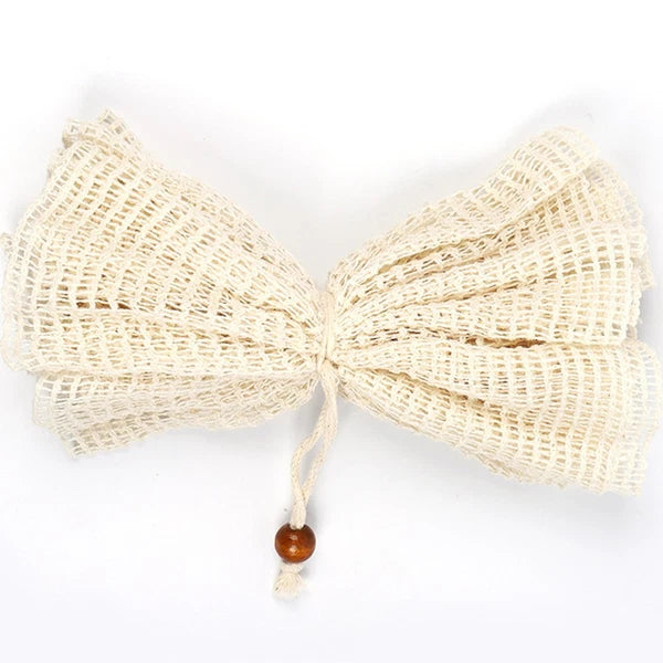 Bath Flower Towel Back Scrubber for Shower Exfoliating Mesh Ball